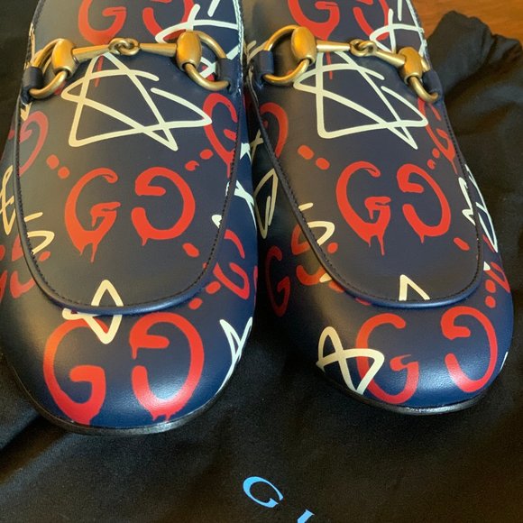 Gucci Princetown ghost graffiti W8 / M6.5 / 250mm - Picture 4 of 13
